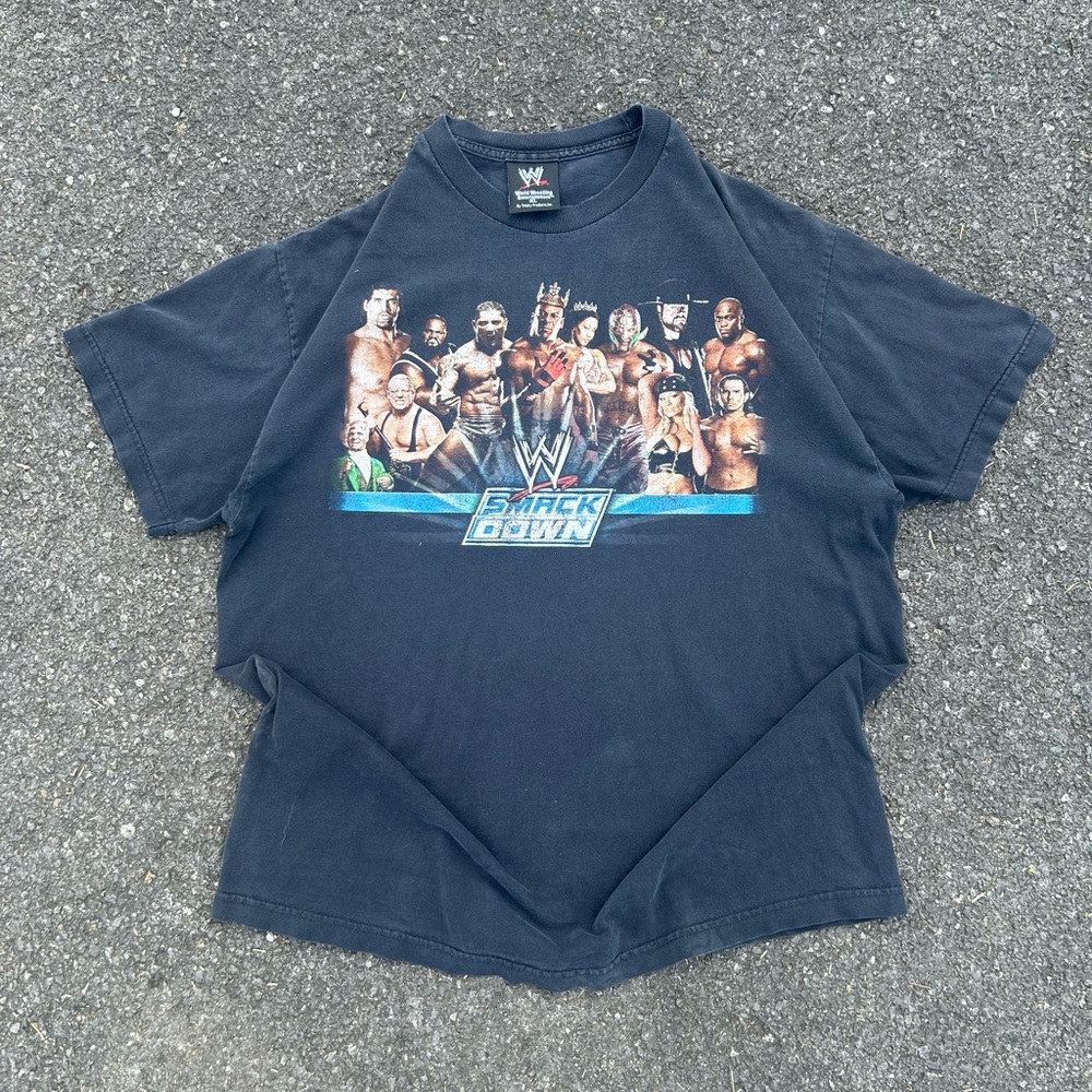 Vintage 2000’s WWE Smackdown Roster Shirt